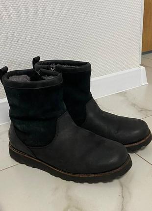 Кожаные зимние сапоги ugg hendren. надёжные, тёплые и очень качественные!