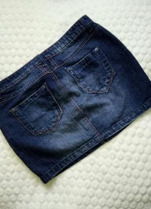 Классная джинсовая мини юбка2 фото