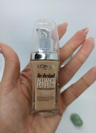 Тональний крем l'oreal perfect match make up (alliance perfect) n3 - beige (бежевий)2 фото