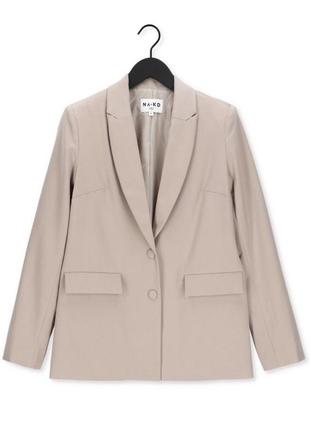 Піджак жакет basic  бежевий oversize