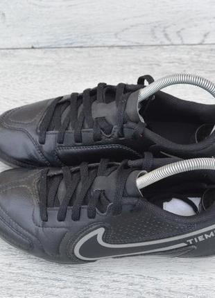 Nike tiempo детские футбольные бутсы черного цвета оригинал 33 размер4 фото