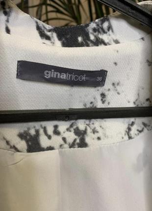 Легке пальто/ подовжений піджак на кнопці мармурової забарвлення gina tricot3 фото