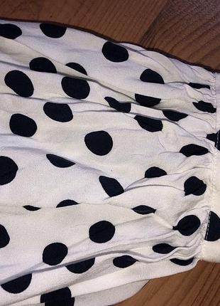 Блуза в горох primark 4