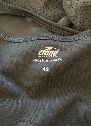 Crane sports active wear winter спортивна кофта з довгим рукавом логслив чорний 46-48 р.5 фото