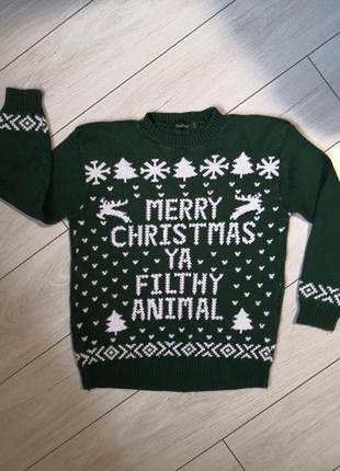 Светр новорічний merry christmas 🎅