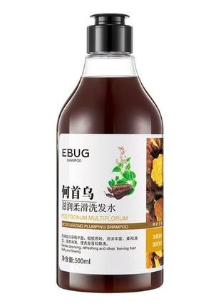 Шампунь для волосся з екстрактом кореня горця ebug, 500 мл1 фото