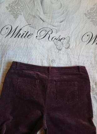 Фірмові англійські жіночі демісезонні зимові стрейчеві джинси штрукси ewm,великий розмір 20анг.6 фото