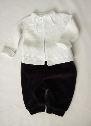 Нарядный костюмчик для новорожденного 0-3мес и многе другое1 фото