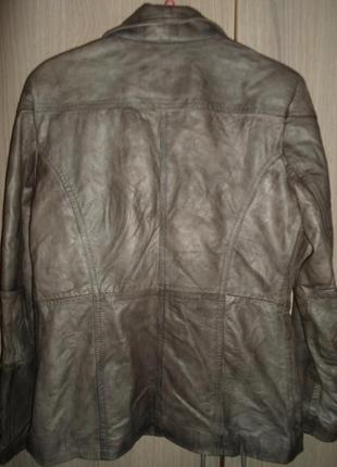 Куртка кожаная женская emporio pelli размер 50/523 фото