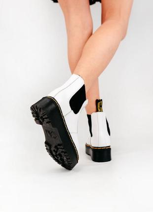 Зимові жіночі черевики dr. martens chelsea/зимние женские ботинки доктор мартэнс челсия7 фото
