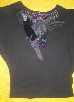 Блуза птица разм.s