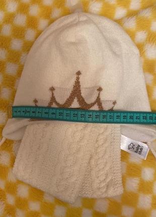 Шапка и шарф кул клаб рост 80