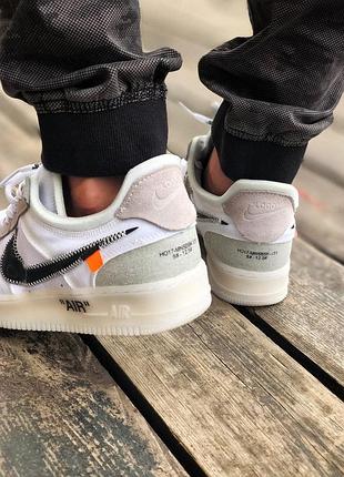 Жіночі кросівки  mercurial nike air force 1 off-white white женские кроссовки найк аир форс4 фото