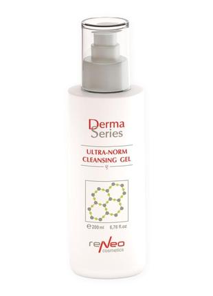 Гель для очищення шкіри від derma series ultra norm cleansing gel4 фото