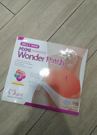 Пластырь для похудения mymi wonder patch, корея (5 штук в упаковке)2 фото