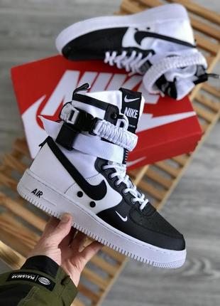 Чоловічі кросівки nike air force white yellow мужские кроссовки найк аир форс