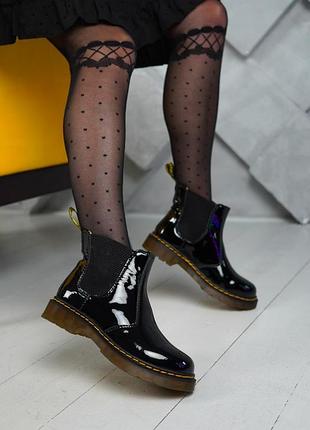 Черевики жіночі dr. martens - platform chelsea/мартенс