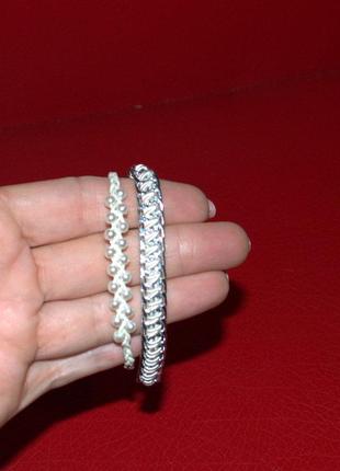 Ніжний браслет в стилі бохо, плетіння з ланцюга5 фото
