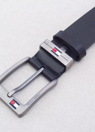 Мужской кожаный ремень tommy hilfiger для джинсов