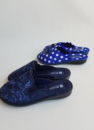 Тапки домашние женские закрытый носок