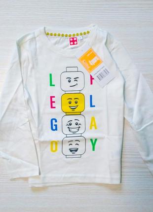Трикотажний реглан, трикотажна футболка на довгий рукав лего lego