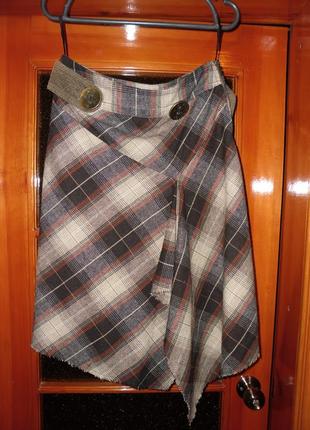 Стильная юбка в кетку