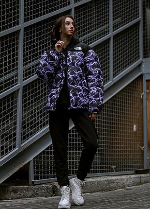 Женская фиолетовая куртка the north face жіноча фіолетова куртка the north face