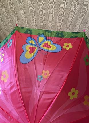 Зонтик детский трость для девочки2 фото
