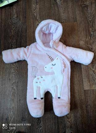 Теплий зимовий комбінезон f&f