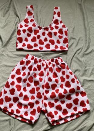 Піжамка з сердечками