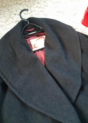 Шикарне стильне вовняне пальто, easy comfort casual wear, p. 42-467 фото