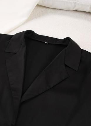 Чорний піжамний костюм 20236 фото