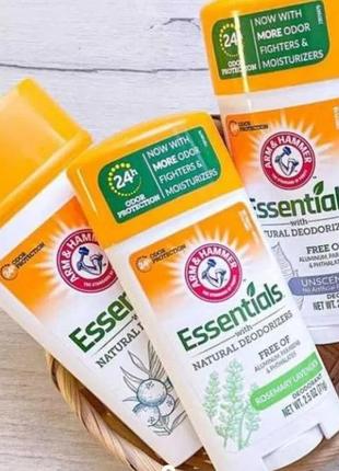 Arm&hammer essentials натуральные дезодоранты антиперспиранты с iherb