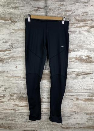 Женские спортивные лосины nike swoosh dri fit леггинсы капри тайтсы