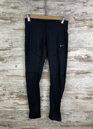 Женские спортивные лосины nike swoosh dri fit леггинсы капри тайтсы1 фото