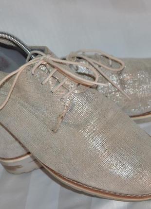 Туфлі черевики броги шкіра trendenza розмір 41 42, туфлі шкіра