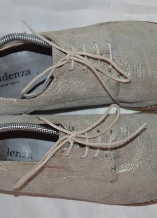 Туфли черевики броги кожа trendenza размер 41 42, туфлі шкіра2 фото
