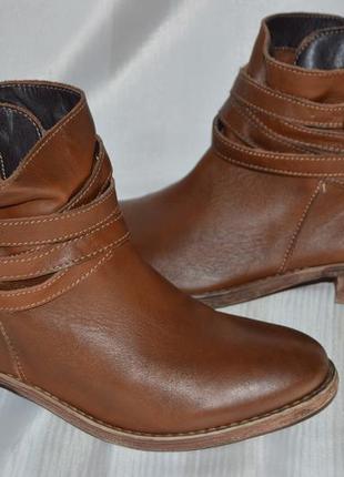Ботинки черевики кожа tamaris размер 39, сапожки шкіра