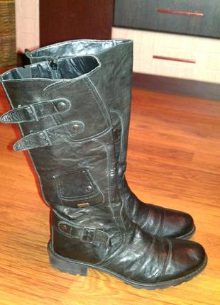 Чоботи , сапоги, кожа защита от промокания puratex 39-40р