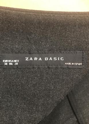 Дуже гарна нова спідниця олівець zara, колір граффит.2 фото