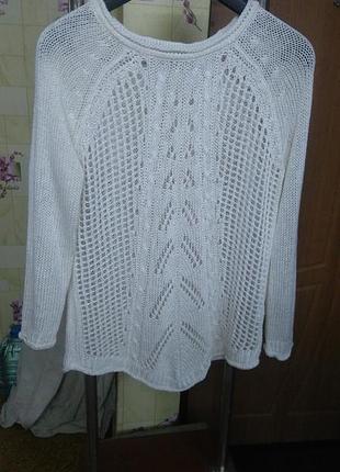 Гарний ажурний пуловер джемпер светр atmosphere р. 12 (мадрид)