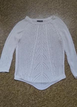 Гарний ажурний пуловер джемпер светр atmosphere р. 12 (мадрид)3 фото