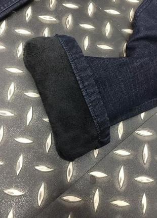 Зимові чоловічі джинси на  флісі армані розміри 33, 353 фото