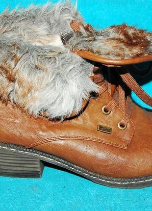 Зимние ботинки rieker 39 размер