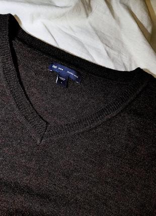 Пуловер 💯% шерсть мериноса gap (m-l)3 фото