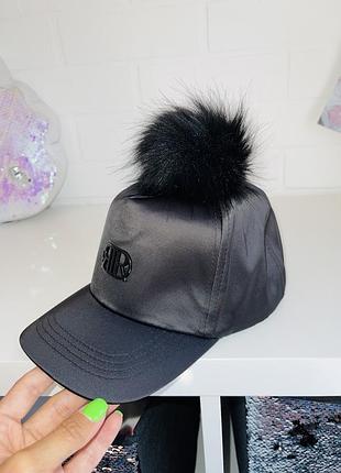 Кепка бейсболка river island дитяча бейсболка с помпоном