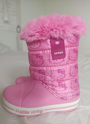 Сапожки crocs hello kitty2 фото