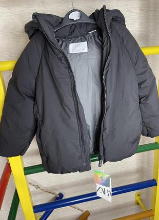 Пуховик - куртка для дівчинки zara 1106 фото