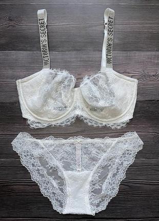 Розкішний мереживний комплект білизни victoria's secret оригінал
