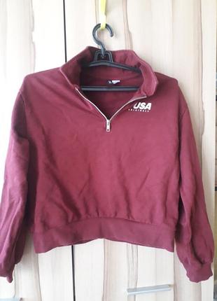 Укороченная толстовка